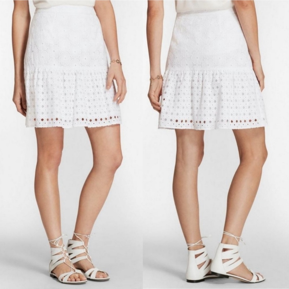 NWT Brooks Brother white eyelet skirt,12